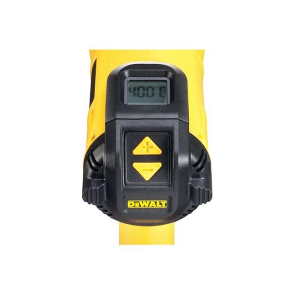 Dewalt LCD Premium Heat Gun 2000W 240V - Yellow/Black - Image 8