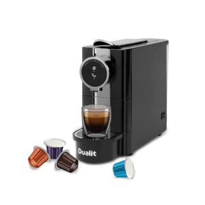 Dualit Cafe Plus Capsule Coffee Machine 19 Bar Pump 1365W 800ml – Black