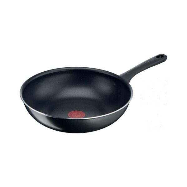 Tefal Day By Day 28cm Wok Titanium Non-Stick Coating Thermo Signal - Black - Image 3