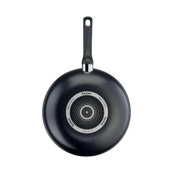 Tefal Day By Day 28cm Wok Titanium Non-Stick Coating Thermo Signal - Black - Image 6