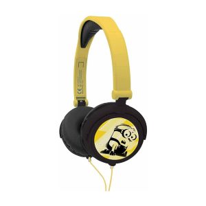 Lexibook Despicable Me Minions Foldable Stereo Headphones With Volume Limiter – Yellow/Black