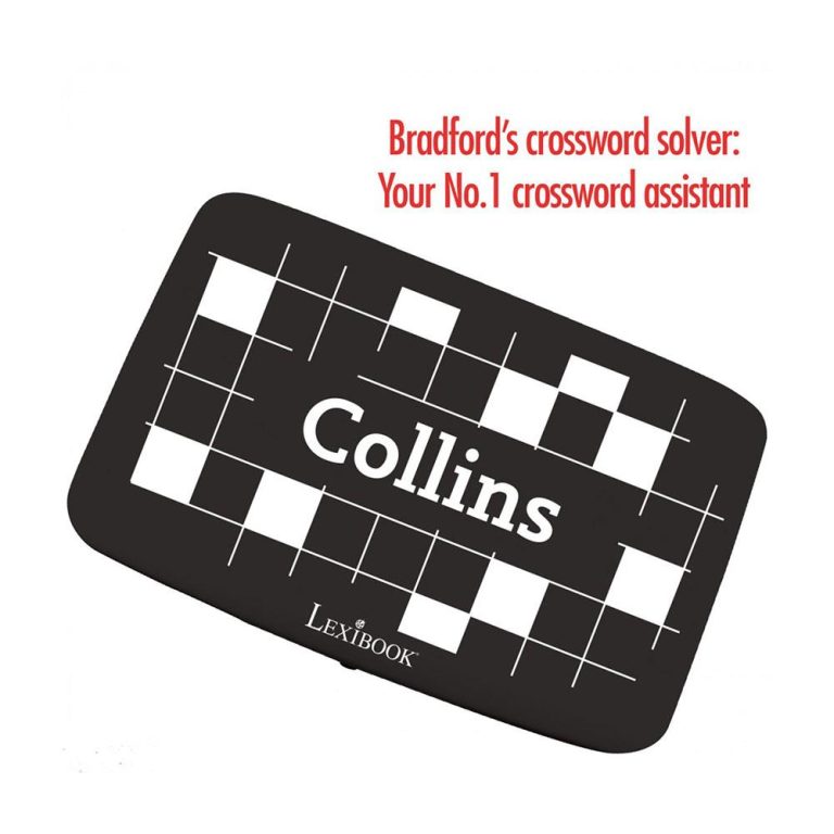 Lexibook Collins Bradfords Electronic Crossword Solver Calculator Black BuysBest