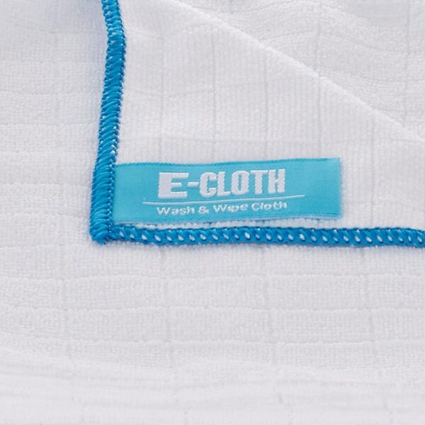 E-Cloth Essentials Wash And Wipe Kitchen Dish Cloths 32cm x 32cm 2 Pack - Red/Blue/White - Image 11