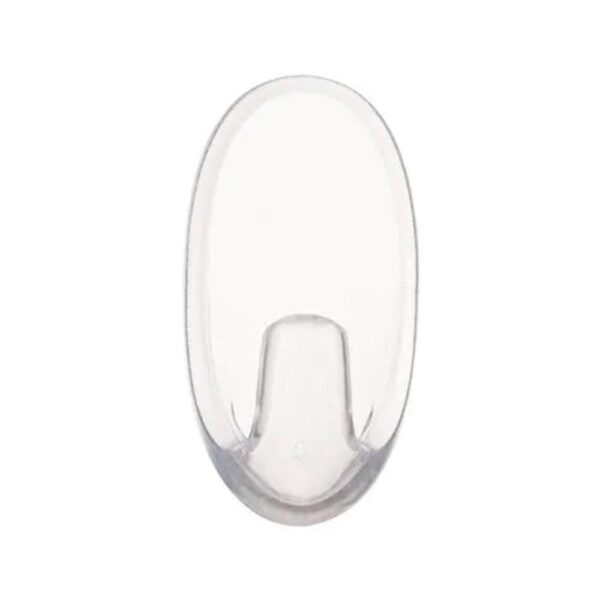 3M Command Hooks With Strips Small 2 Hooks And 4 Small Strips 450g Holding Power - Clear/Transparent - Image 2