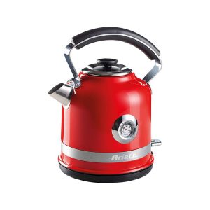 Ariete Moderna Cordless Electric Kettle Stainless Steel 3000W 1.7 Litre – Red
