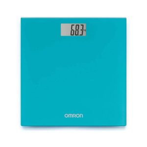 Omron Digital Bathroom Scales With KG ST And LB Measurement 150kg Weight Capacity – Ocean Blue