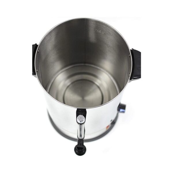 Igenix Catering Tea Urn Hot Water Boiler Stainless Steel 1650W 15 Liter - Silver - Image 4