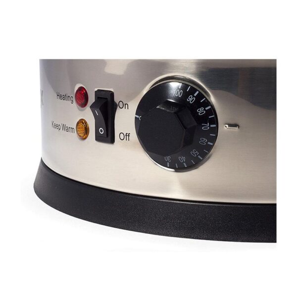 Igenix Catering Tea Urn Hot Water Boiler Stainless Steel 1650W 15 Liter - Silver - Image 9