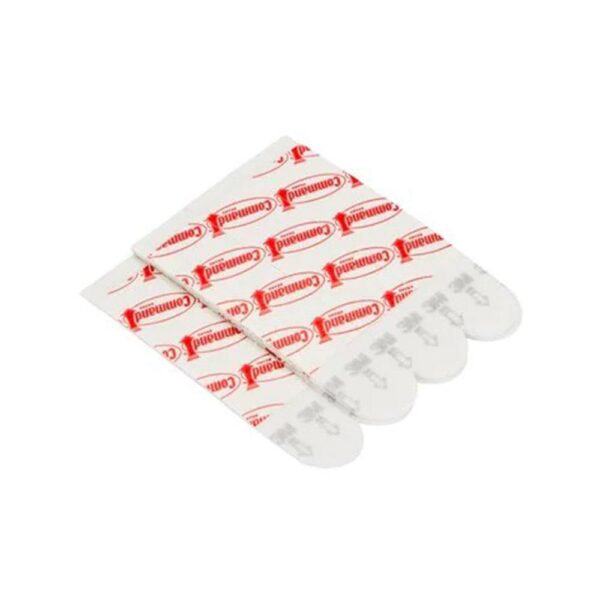 3M Command Adhesive Strips Medium 10 Medium Strips 3.4kg Holding Power - White - Image 4