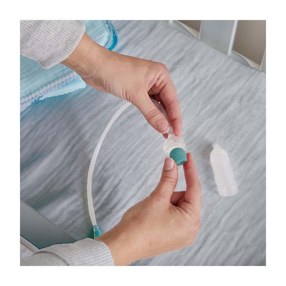 Braun Manual Nasal Aspirator 1 Filters With 20 Disposable Hygienic Filters Blue