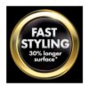 Revlon Pro Collection Salon One Step Straight And Shine Hair Straightening Brush X-Large - Black - Image 3