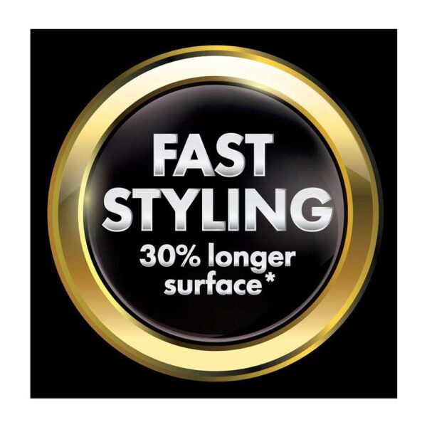 Revlon Pro Collection Salon One Step Straight And Shine Hair Straightening Brush X-Large - Black - Image 3