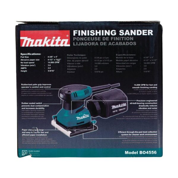 Makita Palm Finishing Sander 200W 240V - Image 9