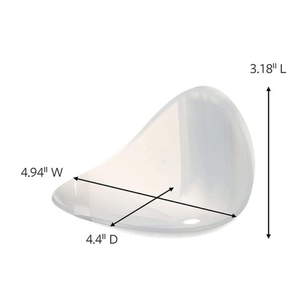 3M Command Bathroom Soap Dish Large 900g Holding Power - Frosted - Image 3