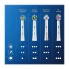 Oral-B Sensitve Clean Clean & Care Electric Toothbrush Heads White - 4 Pack - Image 6