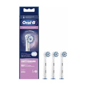 Oral-B Sensitve Clean & Care Electric Toothbrush Head White – 3 Pack