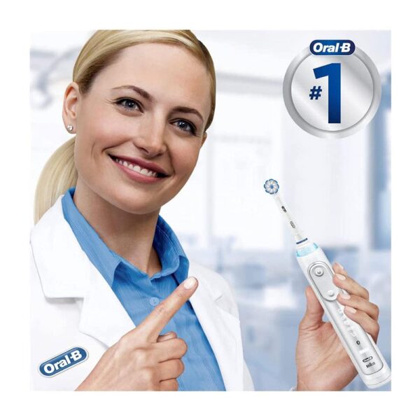 Oral-B Sensitive Clean Clean & Care Electric Toothbrush Head White - 10 Pack - Image 7
