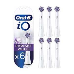 Oral-B iO Radiant White Cleaning Electric Toothbrush Head – 6 Pack
