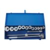 Silverline 3/4 Inch Square Drive Socket Set - 15 Pieces - Image 2