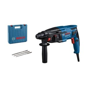 Bosch GBH 2-21 Hammer Drill 240V With SDS Plus And 3X SDS Plus Drill bits In Carry Case