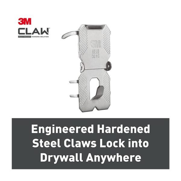 3M Claw Drywall Picture Hanger 30kg 2pk - Image 8