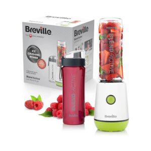 Breville Blend Active Personal Blender And Smoothie Maker With 2 Portable Blend Active Bottles 600ml – Green