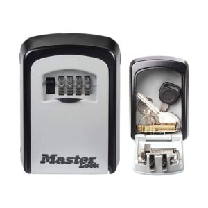 Master Lock Select Access Wall Mount Key Storage Security Lock Box – Black/Silver