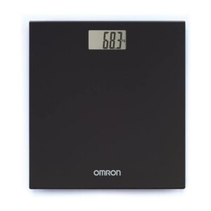Omron Digital Bathroom Scales With KG ST And LB Measurement 150kg Weight Capacity – Midnight Black