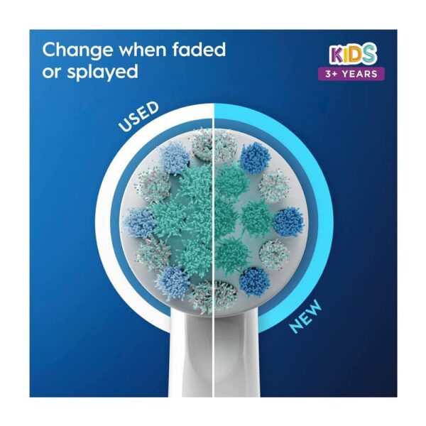 Oral-B Marvel Spider Man Kids Electric Toothbrush Replacement Brush Heads 3+ Years - 4 Pack - Image 8