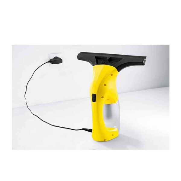 Karcher WV 1 Window Vacuum With 250mm Suction Head And Battery Charger - Yellow/Black - Image 4