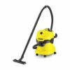 Karcher WD4 V-20.5.22  Wet And Dry Vacuum Cleaner 1000W 20 Litres 240V - Yellow/Black - Image 3