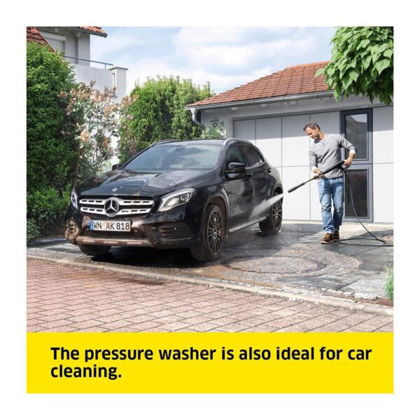Karcher K2 Compact Pressure Washer 110 Pressure Bar 240V - Yellow/Black - Image 5