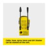 Karcher K2 Compact Pressure Washer 110 Pressure Bar 240V - Yellow/Black - Image 7