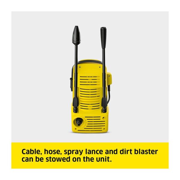 Karcher K2 Compact Pressure Washer 110 Pressure Bar 240V - Yellow/Black - Image 7