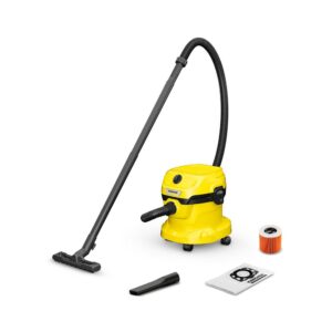 Karcher WD2 Plus V-12.4.18.C Wet And Dry Vacuum Cleaner 1000W 12 Liters 240V – Yellow/Black