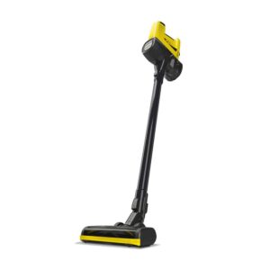 Karcher VC4 Cordless Stick Vacuum Cleaner 21.6V Battery 140W 650ml 240V – Yellow/Black
