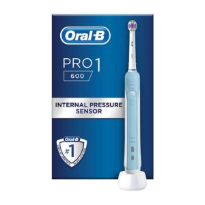 Oral-B Pro 1 600 3D White Electric Toothbrush With Pressure Sensor – Blue