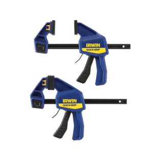 Irwin Quick-Grip Quick-Change Medium-Duty Bar Clamp 150mm (6in) X 2 – Blue