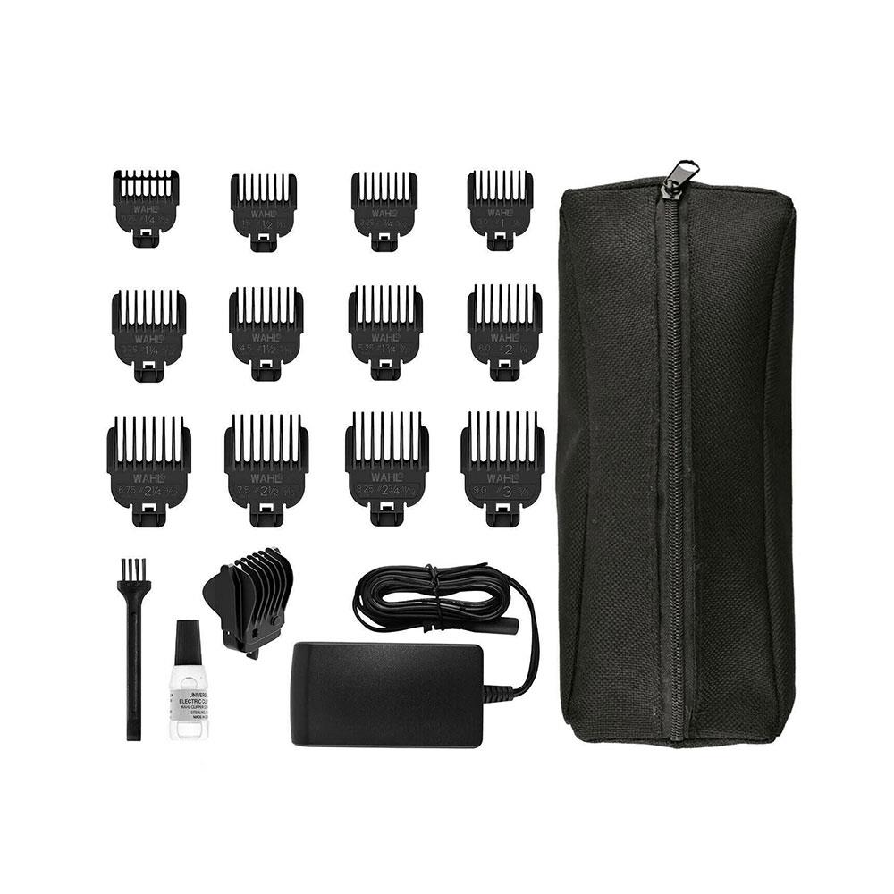 Wahl Extreme Grip Men's Beard And Stubble Trimmer Cordless Male Grooming Set - Black - Image 8