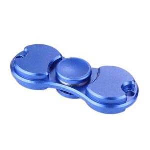 Fidget Hand Finger Spinner Metal 2 Sided Fast Bearing Stress Toys – Blue
