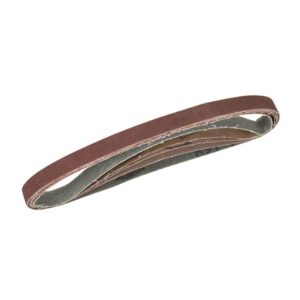 Silverline Sanding Belts 13 x 457mm 40, 60, 2 x 80, 120G Grit – 5 Piece
