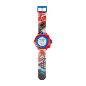Lexibook Super Mario Children Projection Watch With 20 Images – Red And Blue