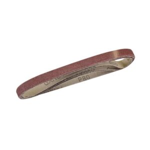 Silverline Sanding Belts 13 x 457mm 80 Grit – 5 Piece