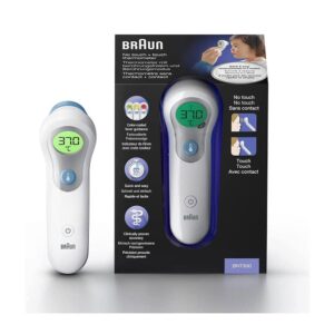 Braun No Touch + Forehead Thermometer With PositionCheck Guidance – White