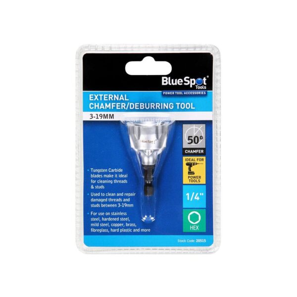 Blue Spot Tools External Chamfer/Deburring Tool (3-19mm)