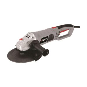 Hilka Max Angle Grinder 230mm 9 Inch 2400 W – Silver/Black/Grey