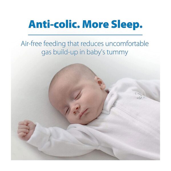 Dr Brown Natural Flow Options+ Anti-Colic Baby Feeding Bottle With Level 1 Teat Narrow Neck 250ml - 1 Pack - Image 7
