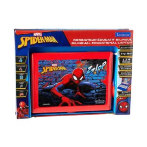 Lexibook Spider-Man Bilingual Educational Laptop With 124 Activites – Multicolour