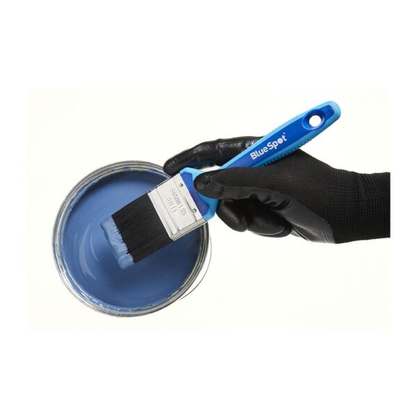Blue Spot 1 1/2 Inch (38mm) Synthetic Paint Brush With Soft Grip Handle - Black - Image 4