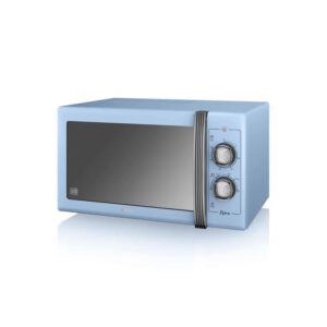 Swan Retro LED Manual Microwave